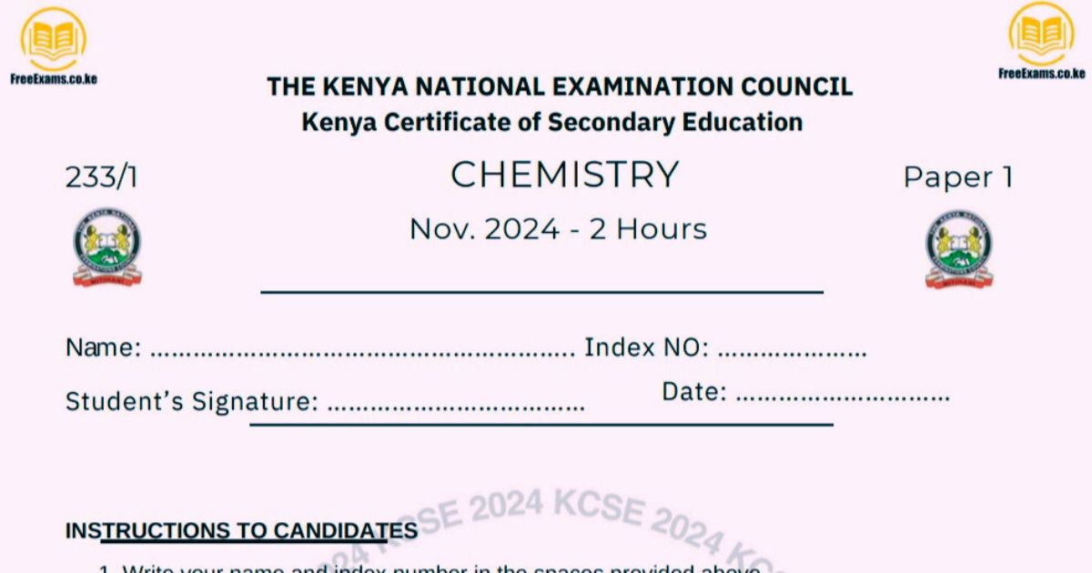 Free 2024 KSCE Exam Papers