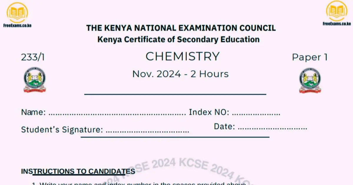 Free 2024 KSCE Exam Papers