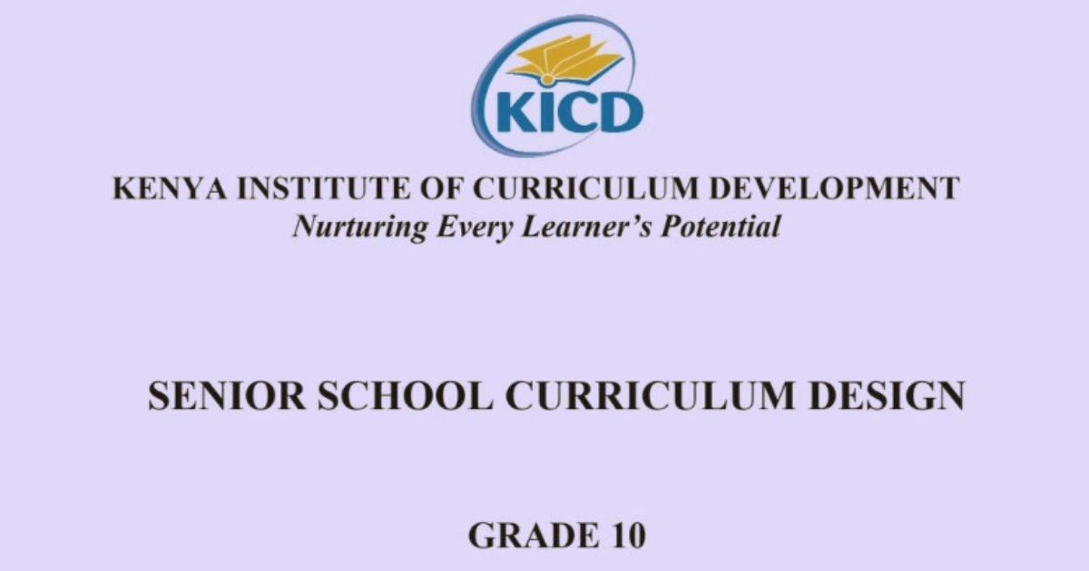 Free Grade 10 Curriculum Designs