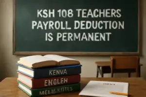 TSC Declares Ksh 108 Payroll Deduction for Teachers Is Permanent