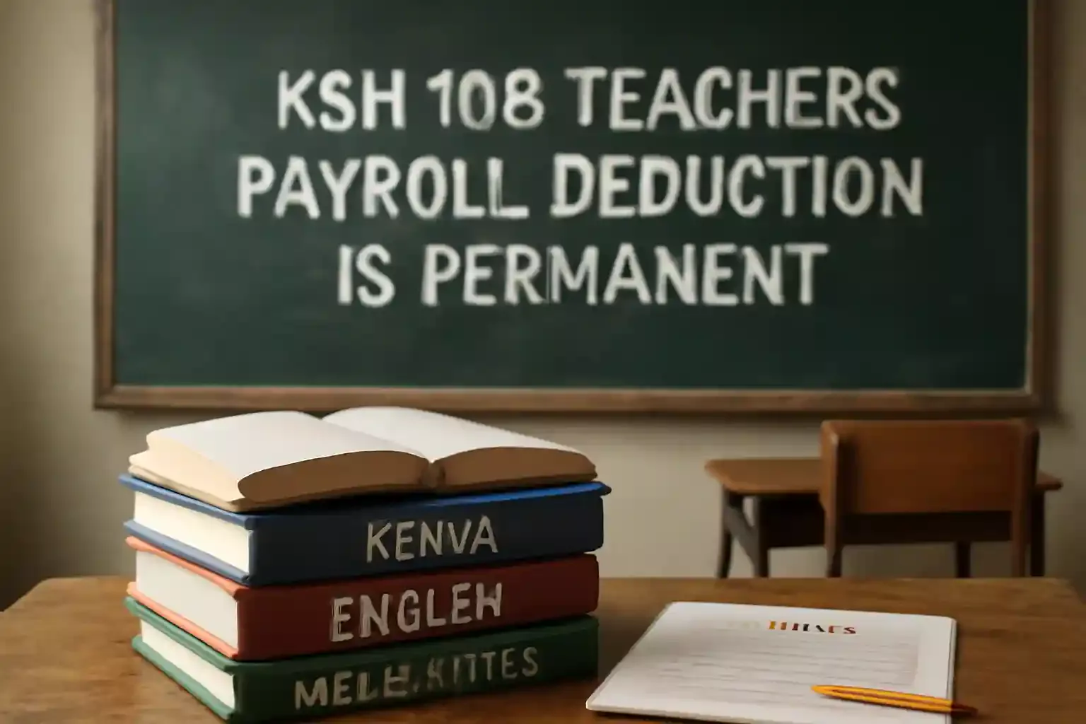 TSC Declares Ksh 108 Payroll Deduction for Teachers Is Permanent